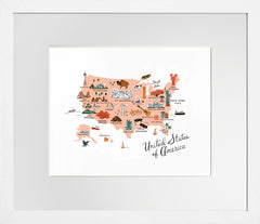 United States of America - White Box Frame