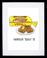 Food - Veda Bread 21 x 29.5 Black frame