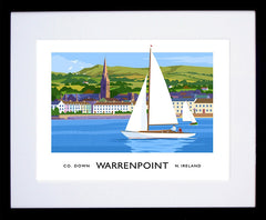 Co Down - Warrenpoint Frame Black 40x30 With Mount