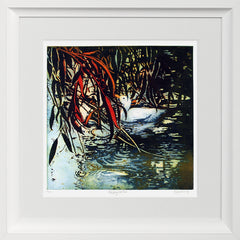 Weeping Willow Chunky White Frame