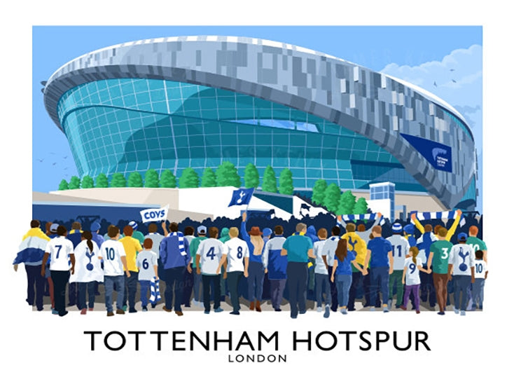 Sport - Football White Hart Lane-40 x 30-Unframed