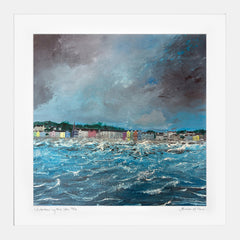 Print - Whitehead By The Sea White Frame