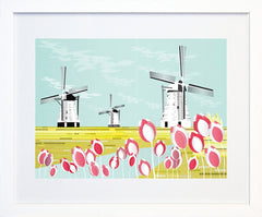 Windmills Frame Black 18x25