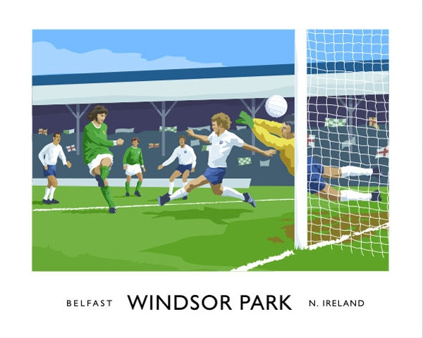 Belfast - Windsor Park Unframed 40x30