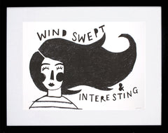 Print Other - Windswept and Interesting - Black Box Frame