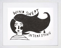 Print Other - Windswept and Interesting - White Box Frame