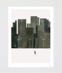 Winter City Unframed