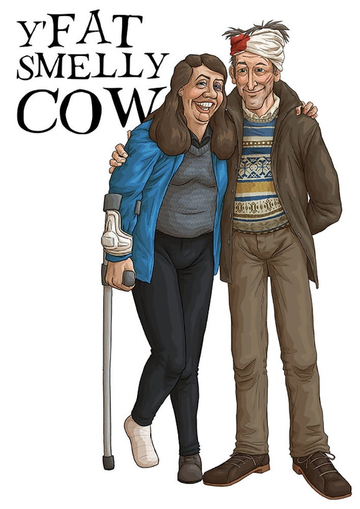 Father Ted - John and Mary - Smelly Cow - Unframed