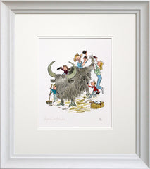 Quentin Blake - Y Is For Yak Framed