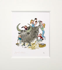 Quentin Blake - Y Is For Yak Unframed