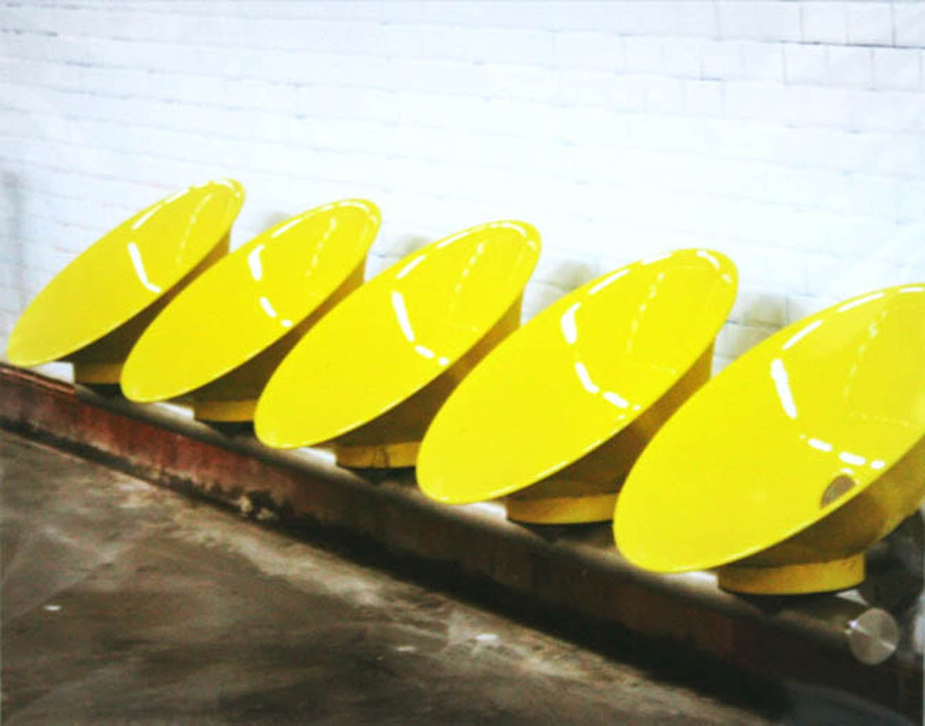 Paris In Yellow - Metro Seats Unframed