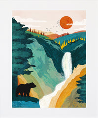 Yellowstone National Park Unframed 18x25