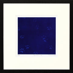 Yves Klein's Cat Black Frame